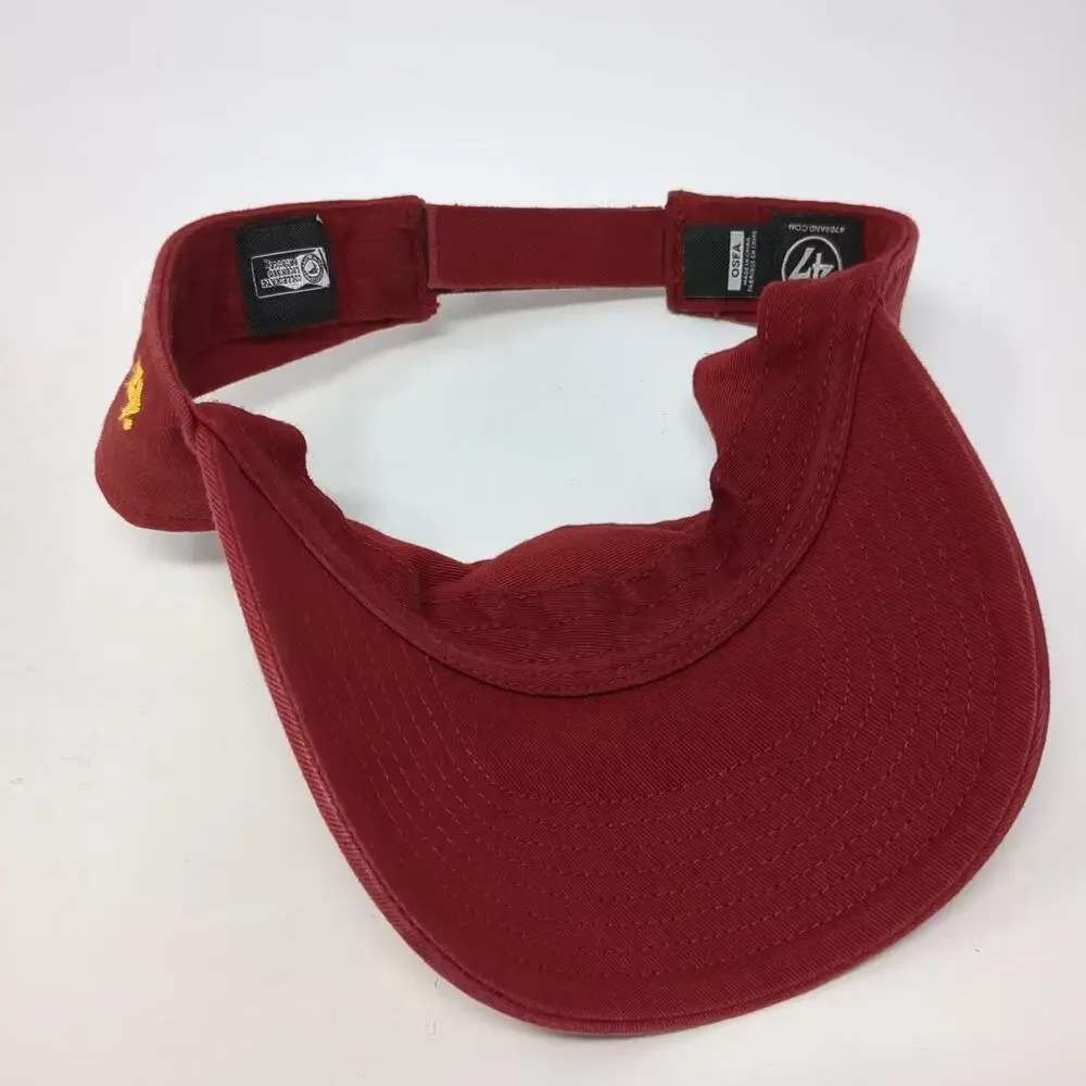 Iowa State Cyclones NCAA '47 Red Visor One Size Adjustable Embroidered Hat